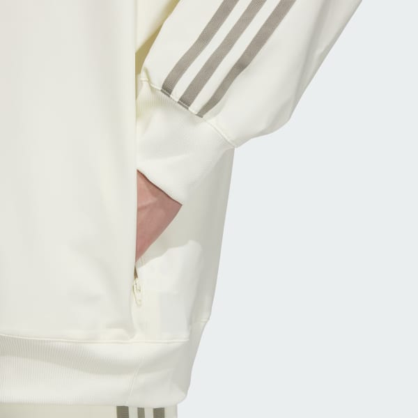 【adidas】ベージュ プルオーバー トラックトップ アディダス プルオーバー トラックトップ - ベージュ