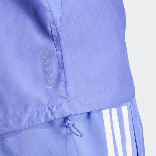 adidas アディダス オウン ザ ラン ジャケット IM5416 ランニング アディダス オウン ザ ラン ジャケット - ブルー | アディダス