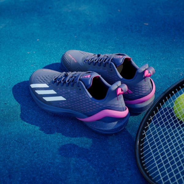 adidas adizero Cybersonic Tennis Shoes Blue Free Shipping with adiClub adidas US