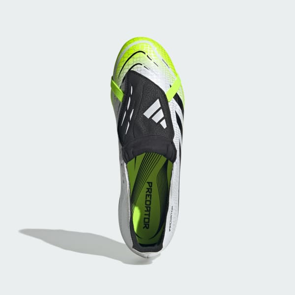 White Predator League Fold-Over Tongue Firm/Multi-Ground Boots