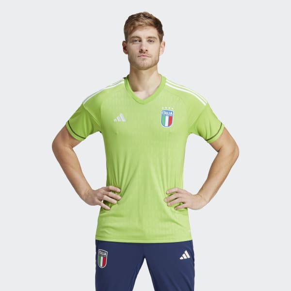 Beg spade vuurwerk adidas Italië 23 Keepersshirt - Groen | adidas Officiële Shop