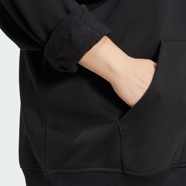 Essentials Oversized Fleece Hoodie (Plus Size)