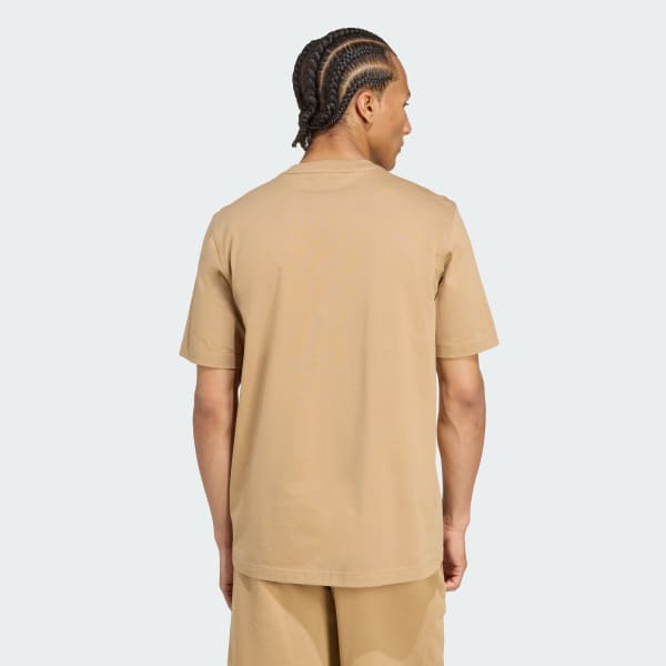 beige Trefoil Essentials T-shirt