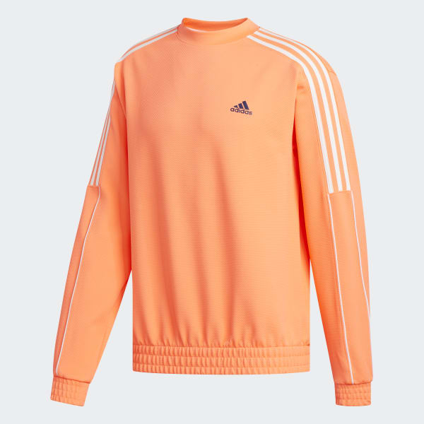 adidas 3-Stripes Crew Sweatshirt - Orange | adidas Canada