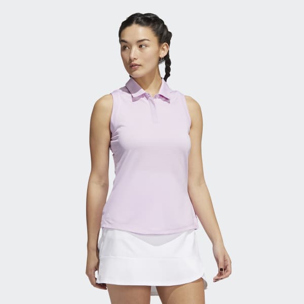 Purple Sleeveless Polo Shirt