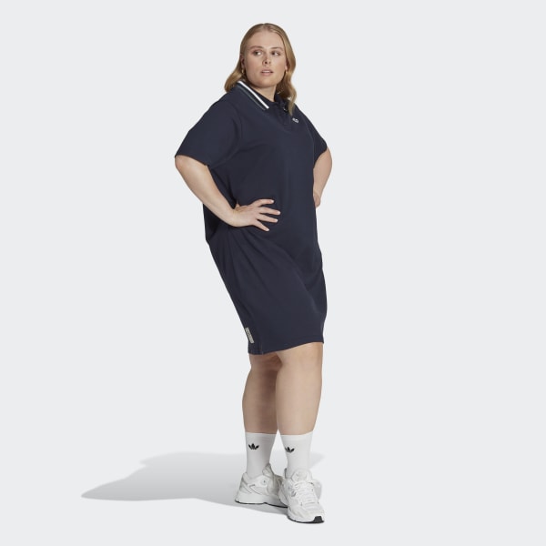 blauw adidas Originals Class of 72 Polo Jurk (Grote Maat) MMR87