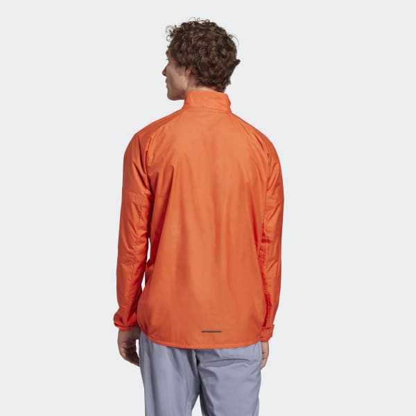 Adidas originals windbreaker orange cheap