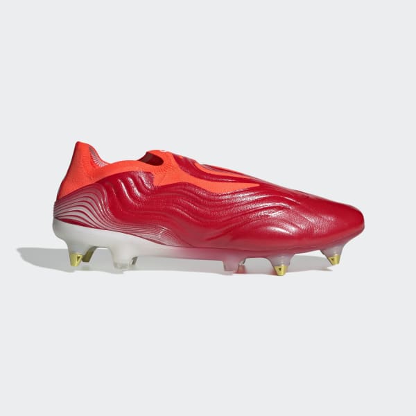Rojo Calzado de Fútbol Copa Sense+ Terreno Blando