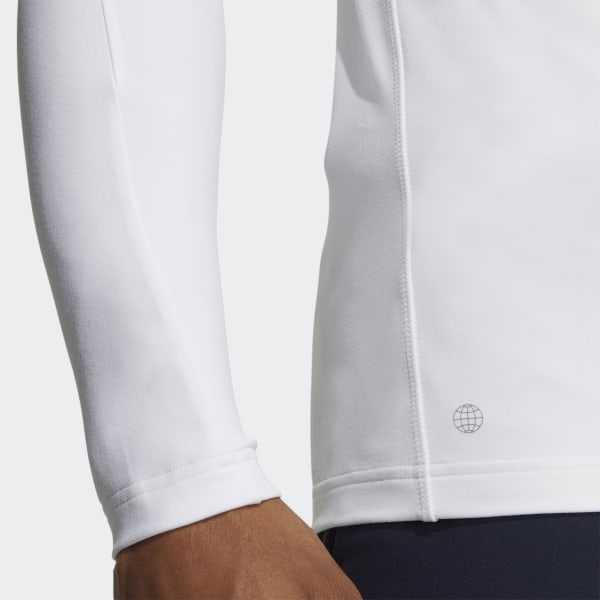 White Long Sleeve Baselayer Shirt KS873