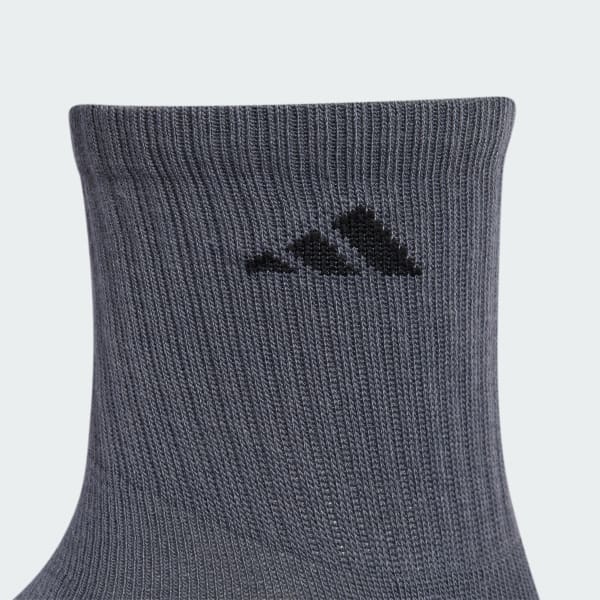 adidas Men's Cushioned Crew Socks 3 Pack (White)