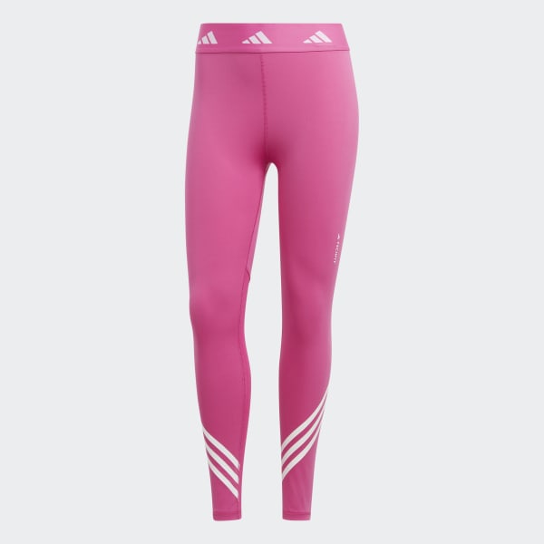 ruzová Legíny Techfit 3-Stripes