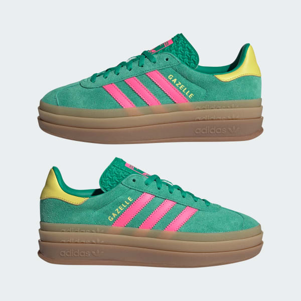 adidas Gazelle Bold Shoes - Green | Free Shipping with adiClub | adidas US