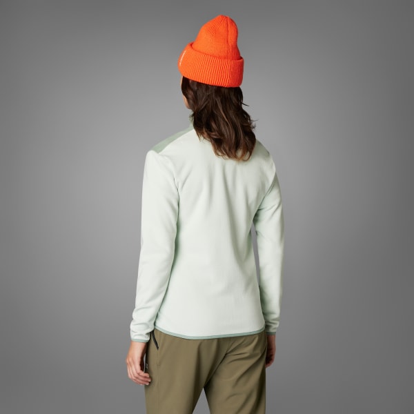 Groen Terrex Multi Fleece Ritsjack