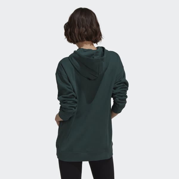 zelená Mikina adidas Adicolor Trefoil GVU40