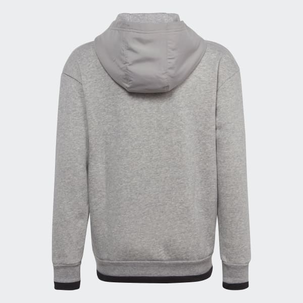 Grau All SZN Fleece Full-Zip Kapuzenjacke