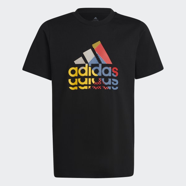 Negro Remera Estampada