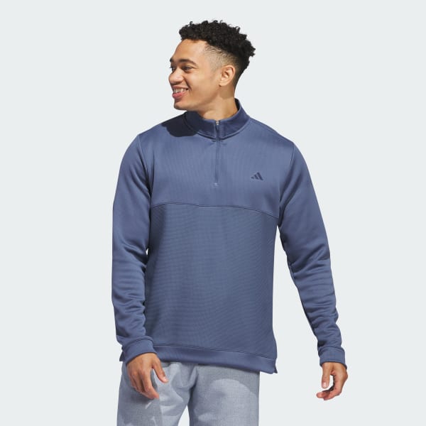 Azul Sudadera Ultimate365 Textured Quarter-Zip