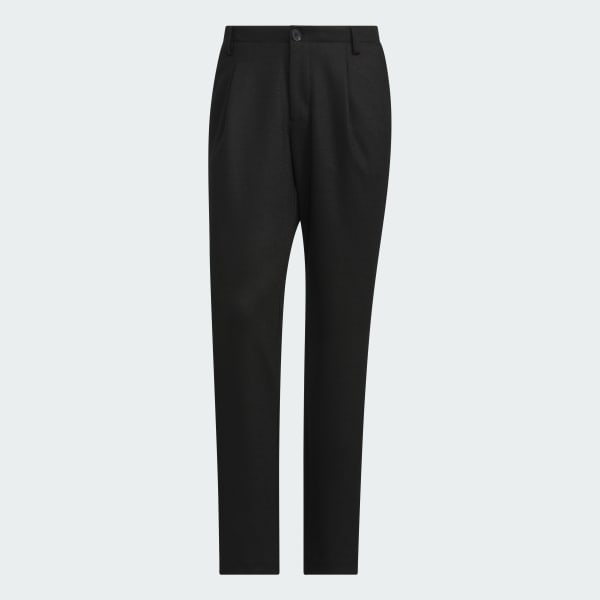 Black WOOL BLENDED PANTS