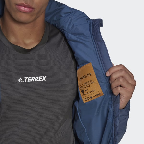 Blue Terrex MYSHELTER PrimaLoft Parley Padded Jacket AW052