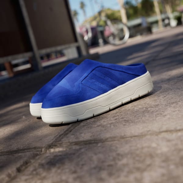 【Adidas】韓国人気◆RIVALRY MULE W [IH2871] ブルー ベロア adidas Rivalry Mule Shoes - Blue | adidas Philippines