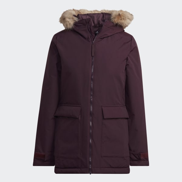 Rood Utilitas Parka met Capuchon AV267