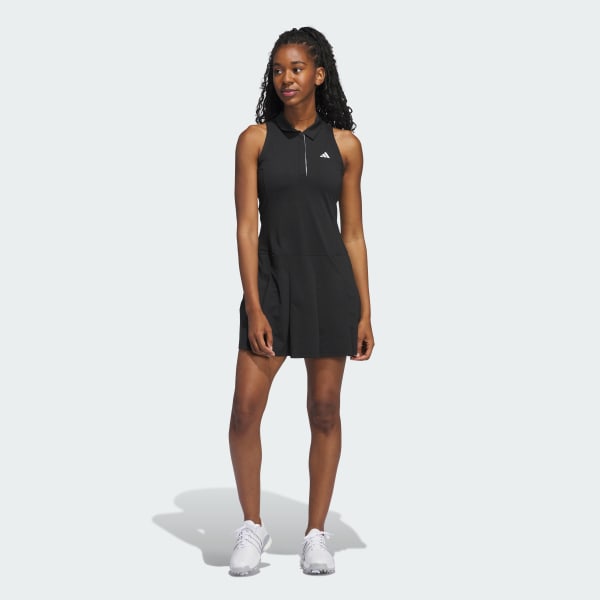 adidas Women s Ultimate365 Tour Pleated Dress Black Free Shipping with adiClub adidas US