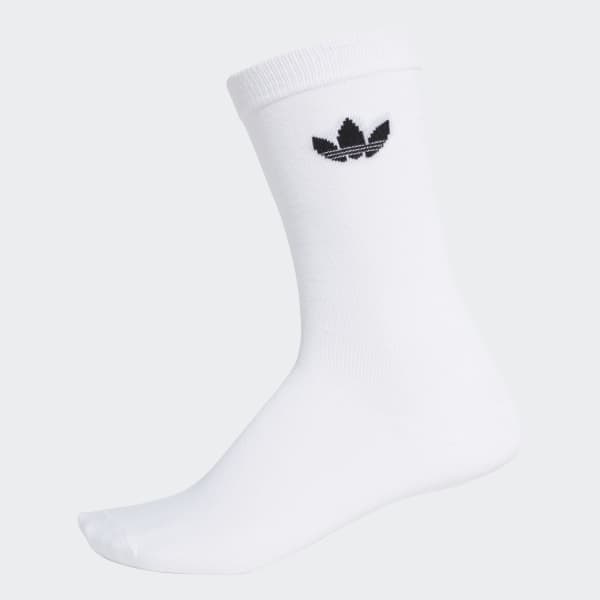 adidas crew socks white