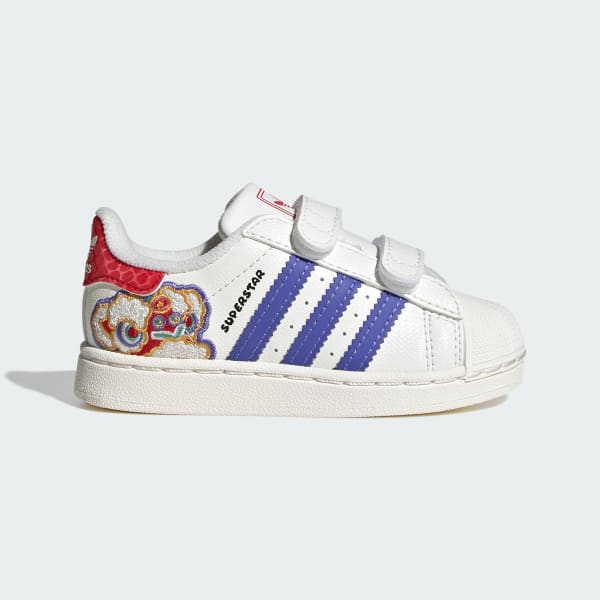 White Superstar II Comfort Closure Shoes Kids