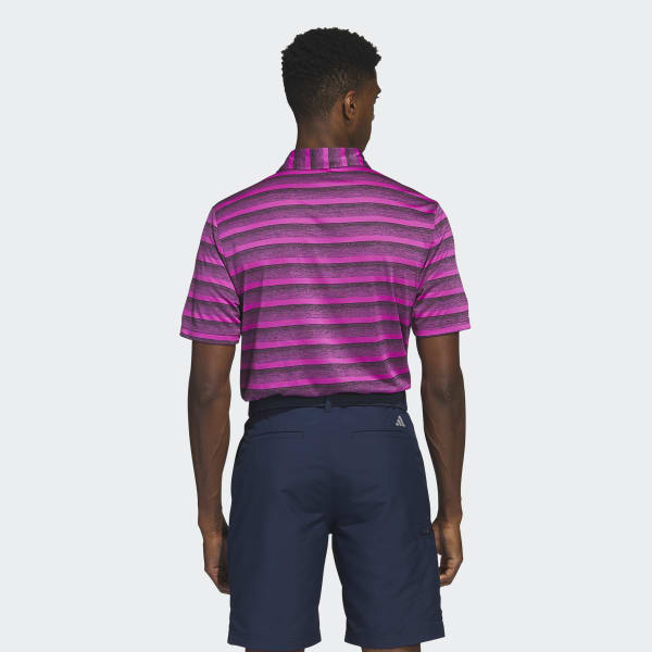 Svart Two-Color Striped Polo Shirt