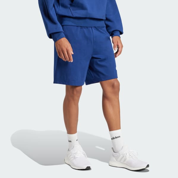 Blu Short Essentials Big Logo Single Jersey