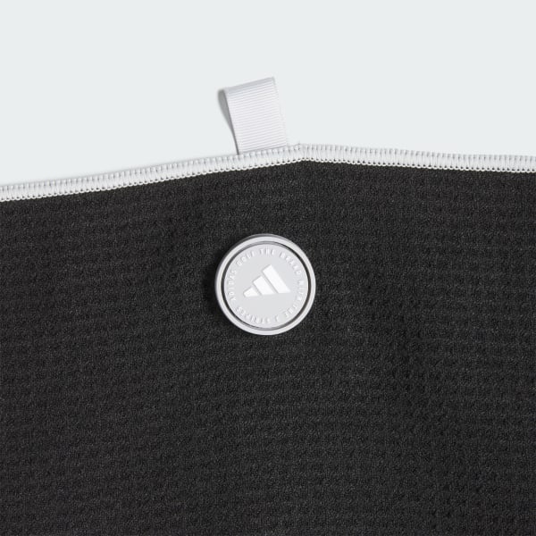 Black MAGNETIC MICROFIBER PLAYERS CART TOWEL