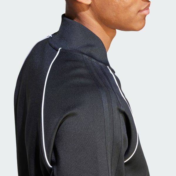 Adidas sst best sale track jacket black