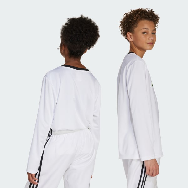 Hvit Longsleeve t-skjorte