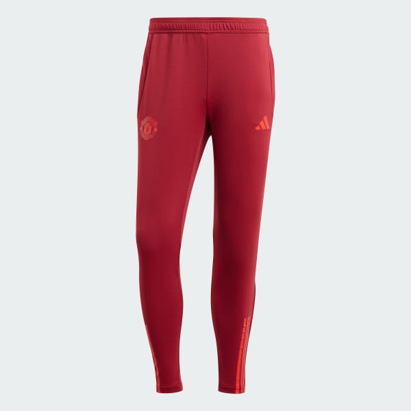 Burgundy Tepláky Manchester United Tiro 23 Training
