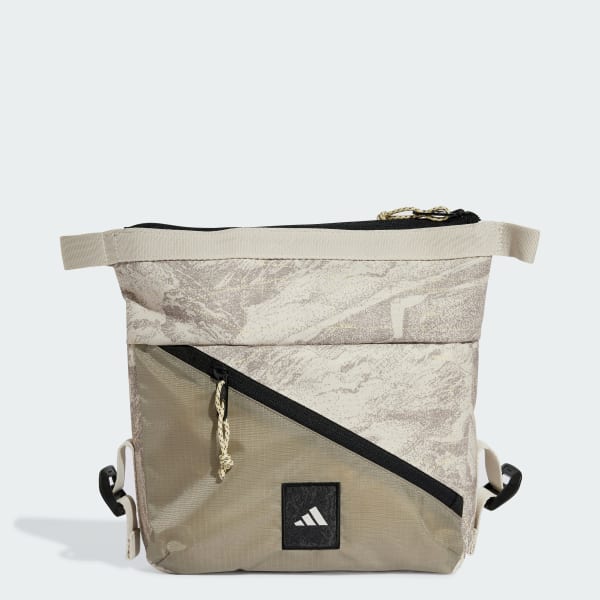 ★adidas★ One Shoulder Backpack Oat JC5983 adidas One-Shoulder Backpack - Green | adidas Singapore