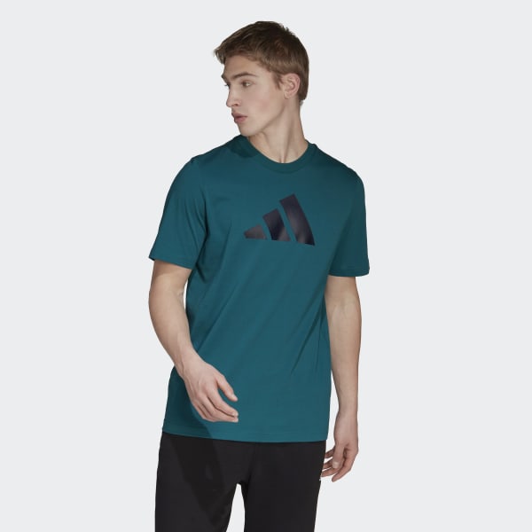 Turquoise Future Icons Logo T-shirt MLW11