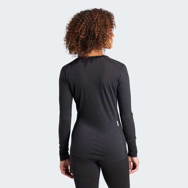 Schwarz Terrex Xperior Merino 150 Baselayer Longsleeve