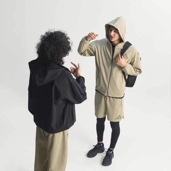 Braun adidas Z.N.E. gewebte Originals Jacke