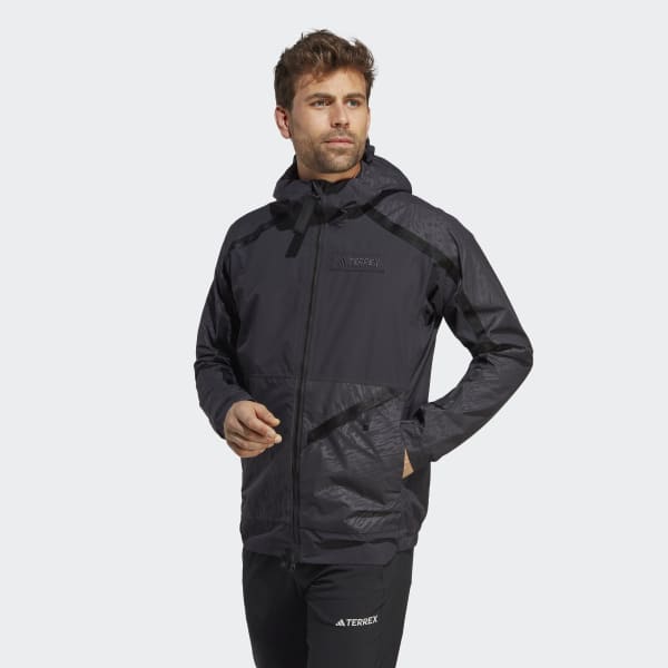 adidas TERREX Utilitas RAIN.RDY 2.5-Layer Regenjacke - Schwarz | adidas ...