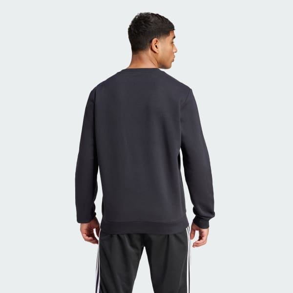 Black Essentials Fleece Sweatshirt IZA18