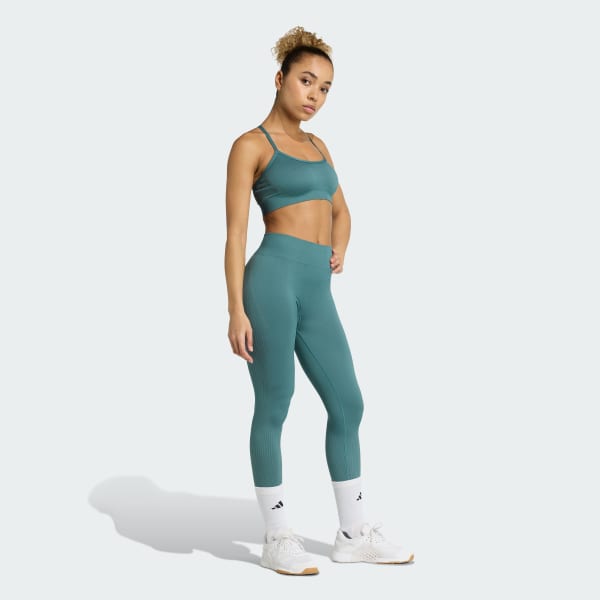zelená Legíny Workout Essentials Full-Length Knit