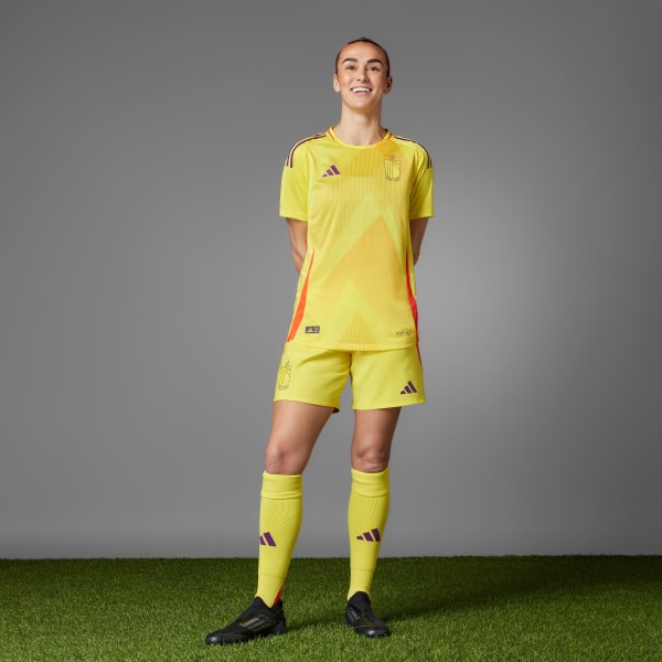 Jaune Short extérieur Belgique 25 Authentique