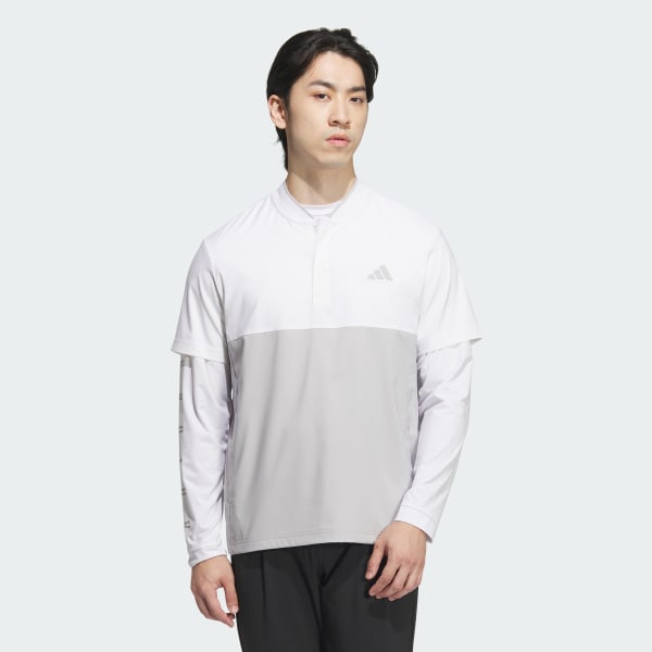 ホワイト 【ゴルフ】アディダス ゴルフ 2-in-1 シャツ