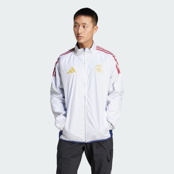 adidas Real Salt Lake Reversible Anthem Jacket - Blue | Free
