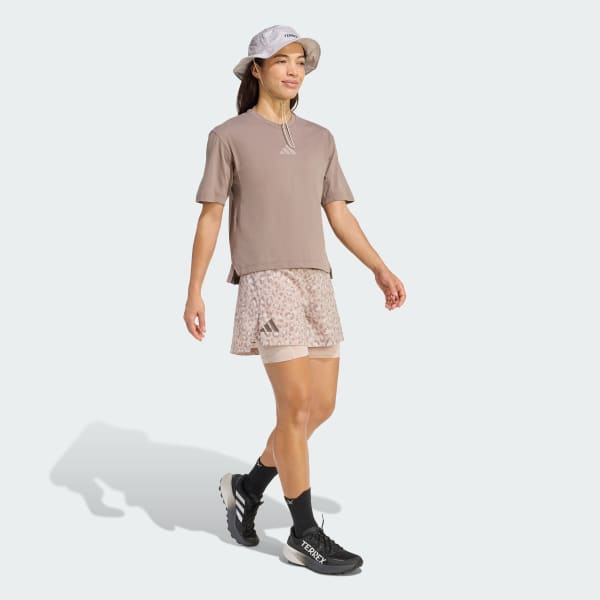 Brown Terrex Xploric CLIMACOOL+ Trail T-shirt