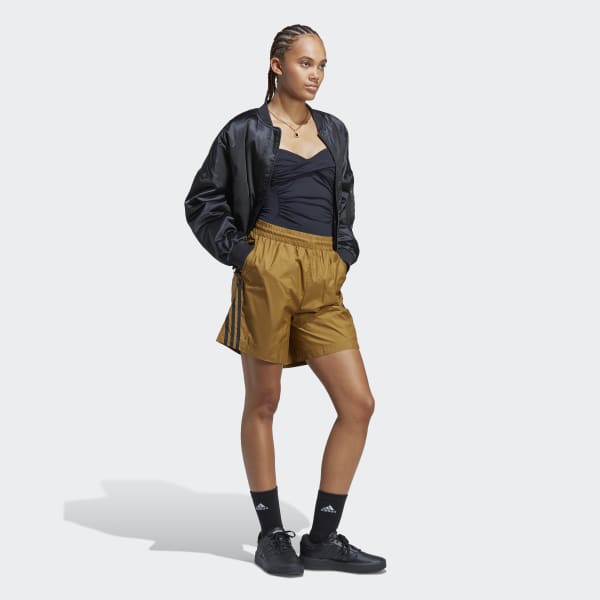 Brown Future Icons Woven Shorts
