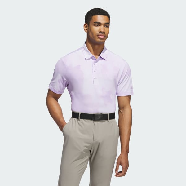 Purple Ultimate365 Printed Cool Feeling Tour Polo Shirt