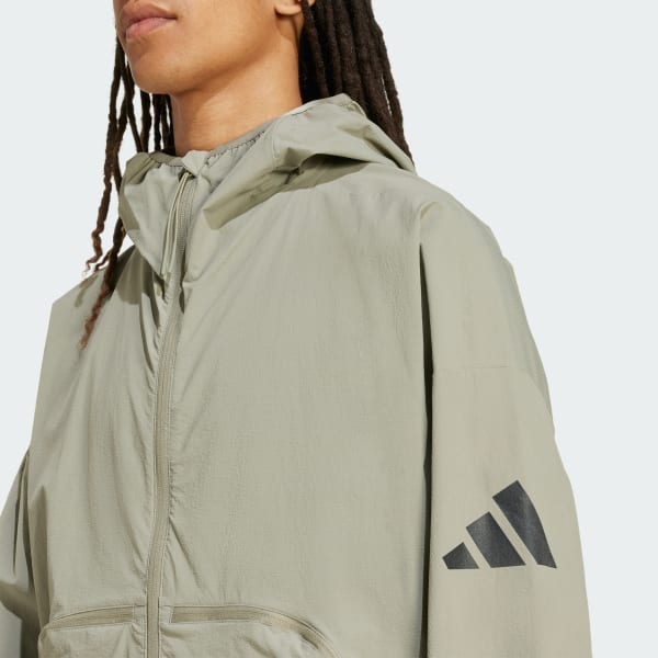 adidas MYSHELTER Windbreaker - Green | Free Shipping with adiClub