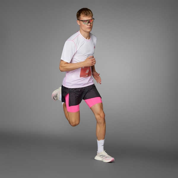 Negro Shorts Tokyo Running 2-en-1