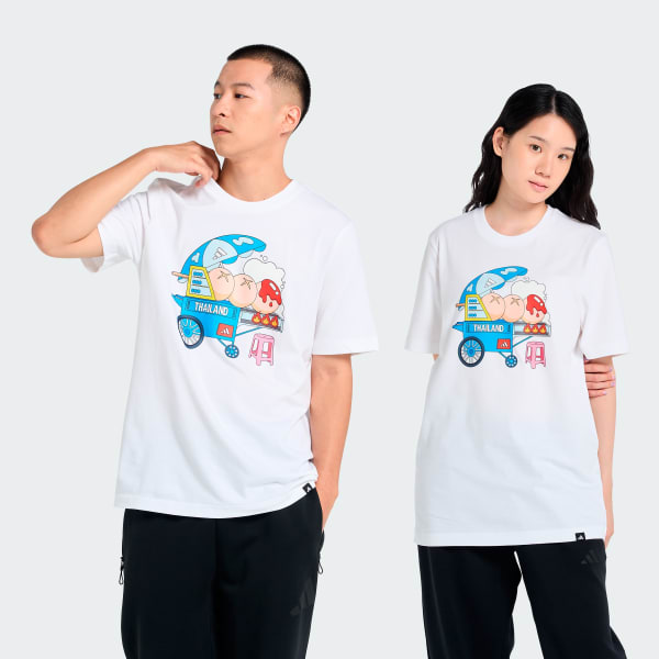 White Grilled Meatballs Tee